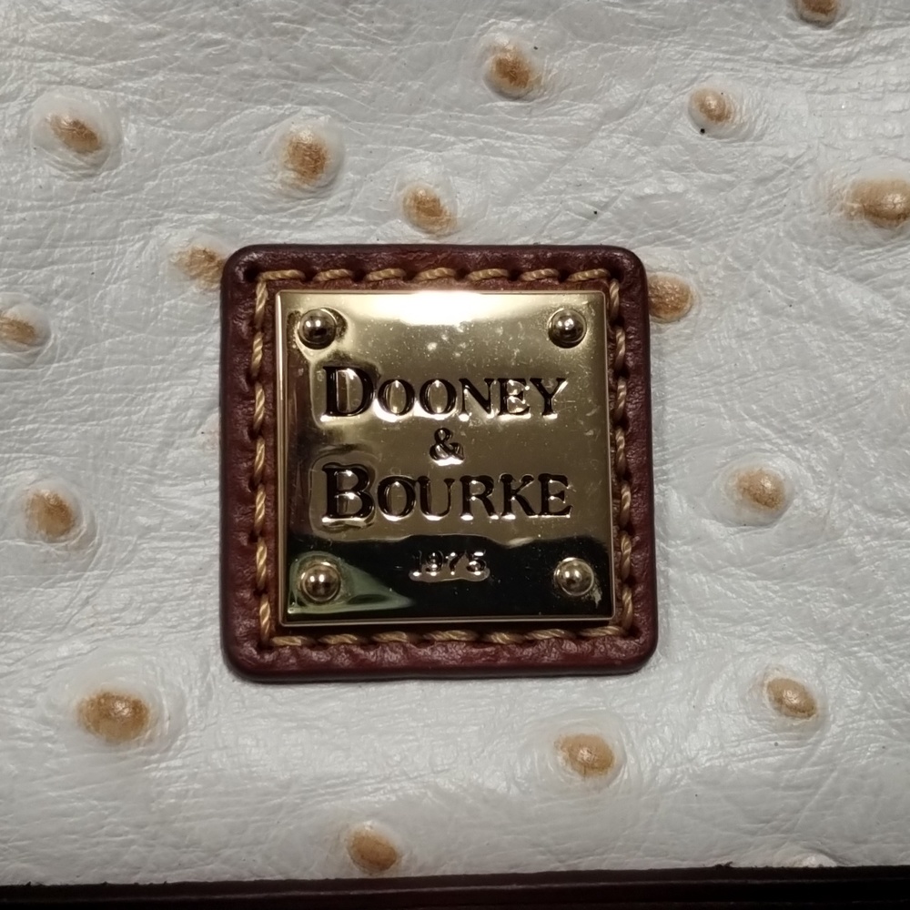 Ladies Ostrich Skin Dooney and Burke